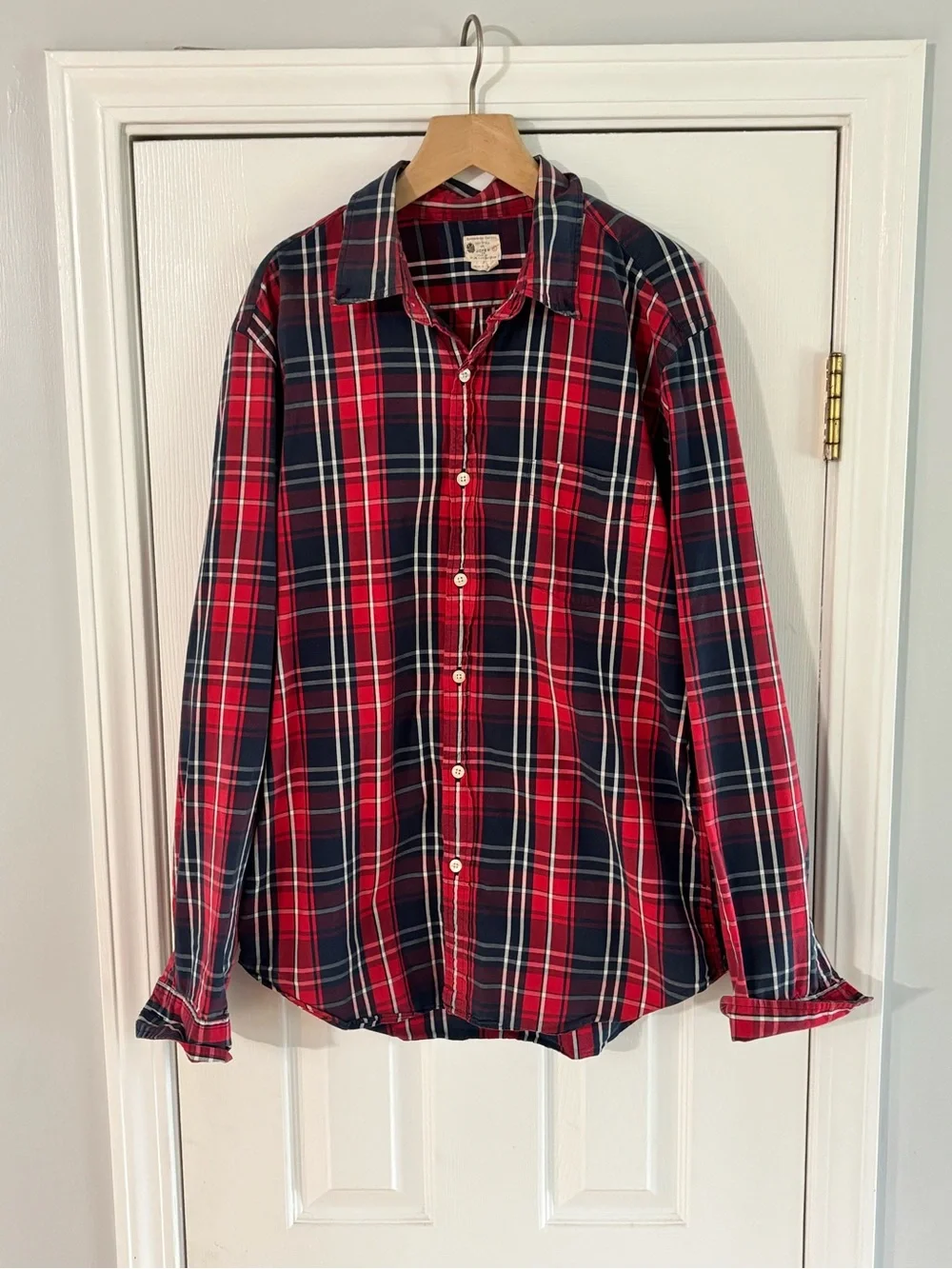 J. Crew Plaid Men's Button-Up Shirt